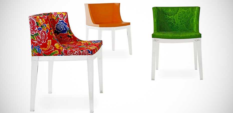 mademoiselle armchair by kartell design philippe starck
