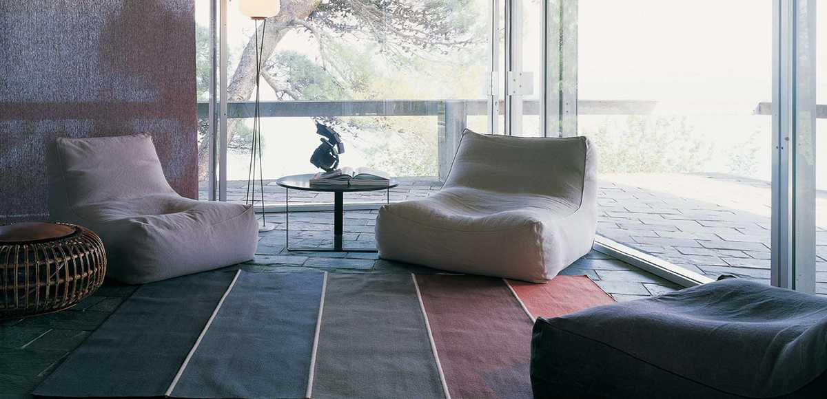 Zoe Armchair and pouf by Verzelloni: designers Lievore Altherr Molina