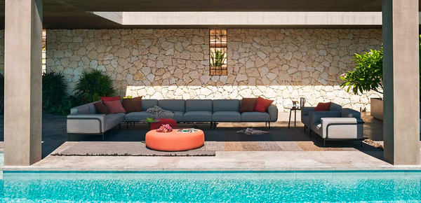 estendo roda outdoor sofa