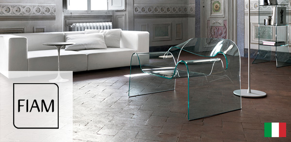 Fiam glass furniture