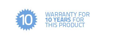warranty for 10 years
